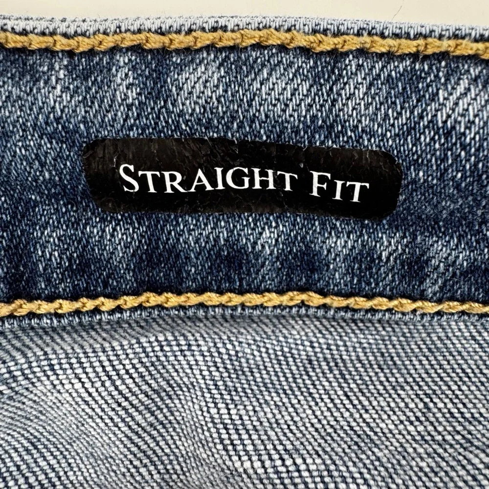 Judy Blue Straight Fit Jean Light/Medium Wash Denim Women 13/31 Boot Cut Stretch